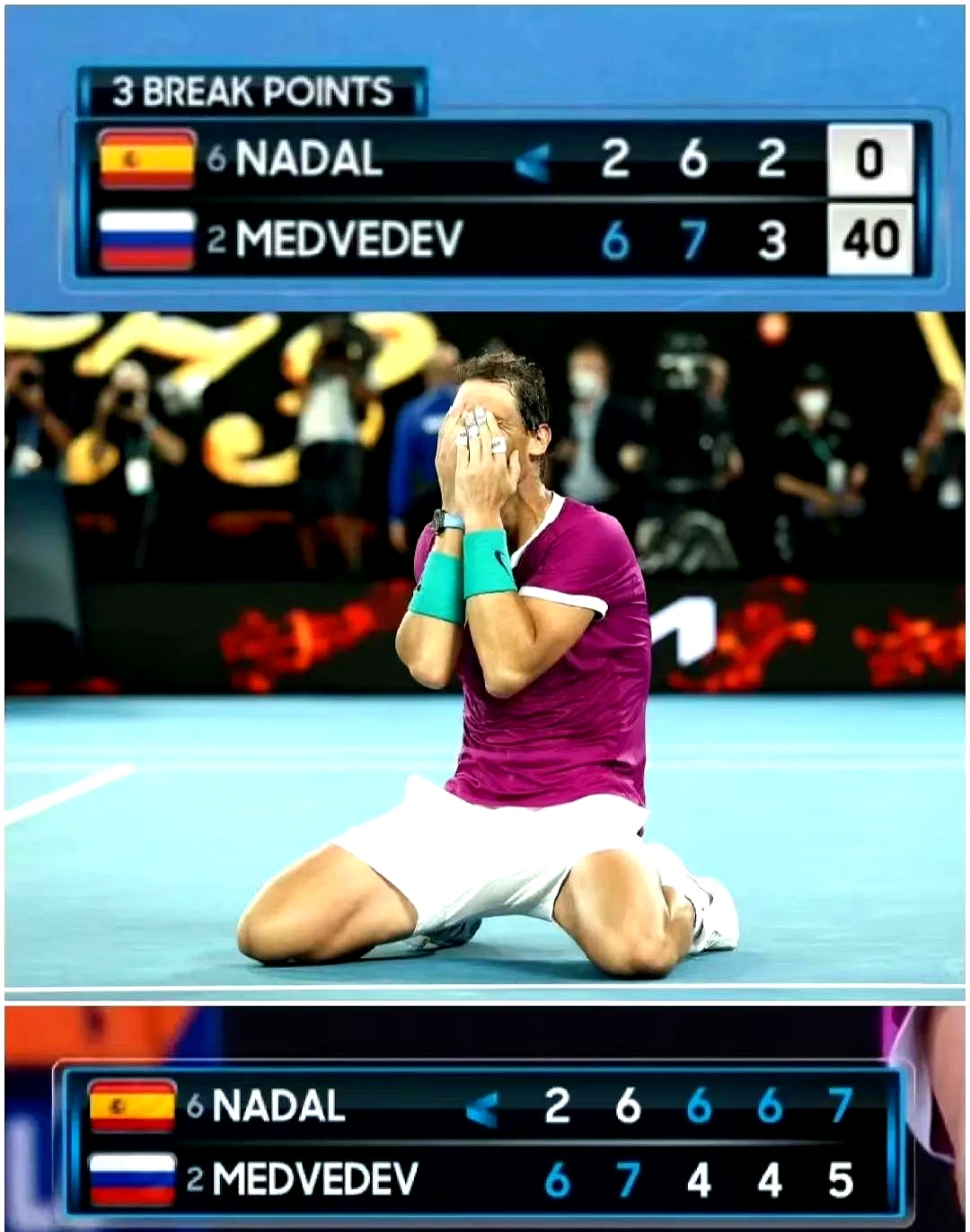 年终总决赛险胜戴维斯杯，纳达尔统治全场的简单介绍